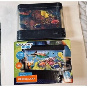 Discovery Kids 2014 Animated Marine Aquarium Led Night Light Lamp NEW open box